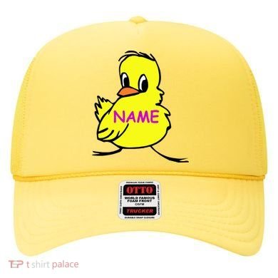 Custom Chick Funny Cute Personalize Hat