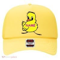 Custom Chick Funny Cute Personalize Hat thumb 0