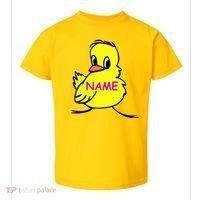 Custom Chick Funny Cute Personalize Toddler T-Shirt thumb 0
