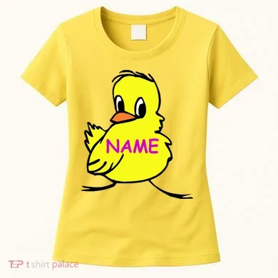 Custom Chick Funny Cute Personalize Women's T-Shirt