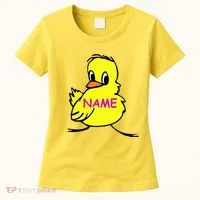 Custom Chick Funny Cute Personalize Women's T-Shirt thumb 0