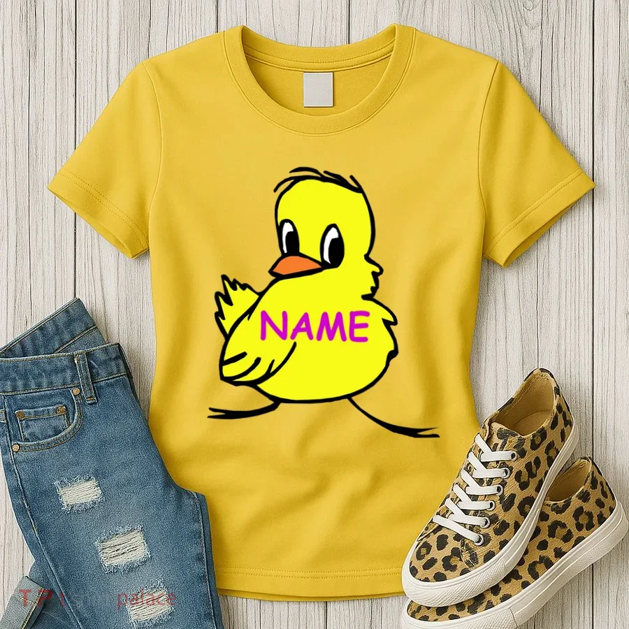 Custom Chick Funny Cute Personalize Women's T-Shirt
