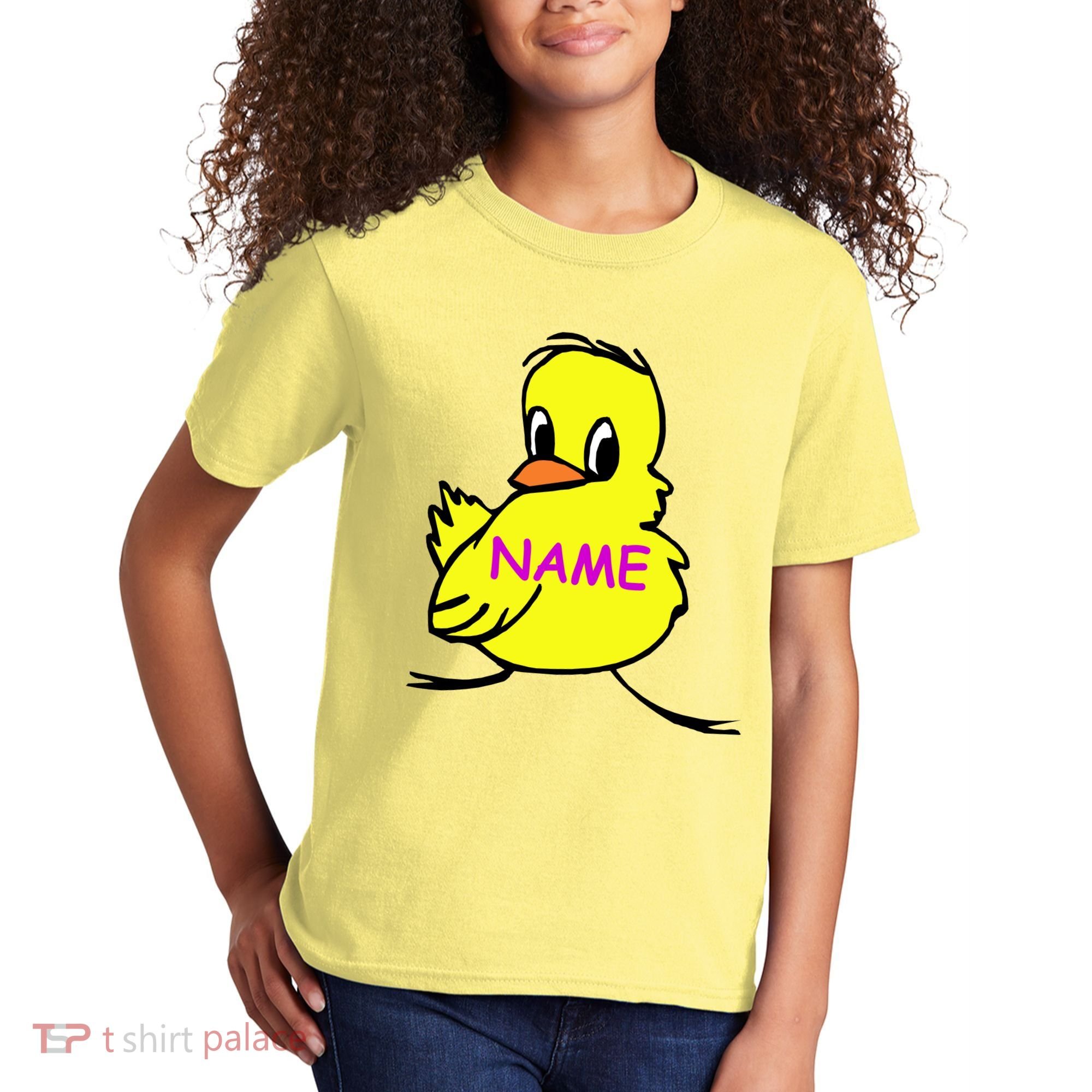 Custom Chick Funny Cute Personalize Kids T-Shirt