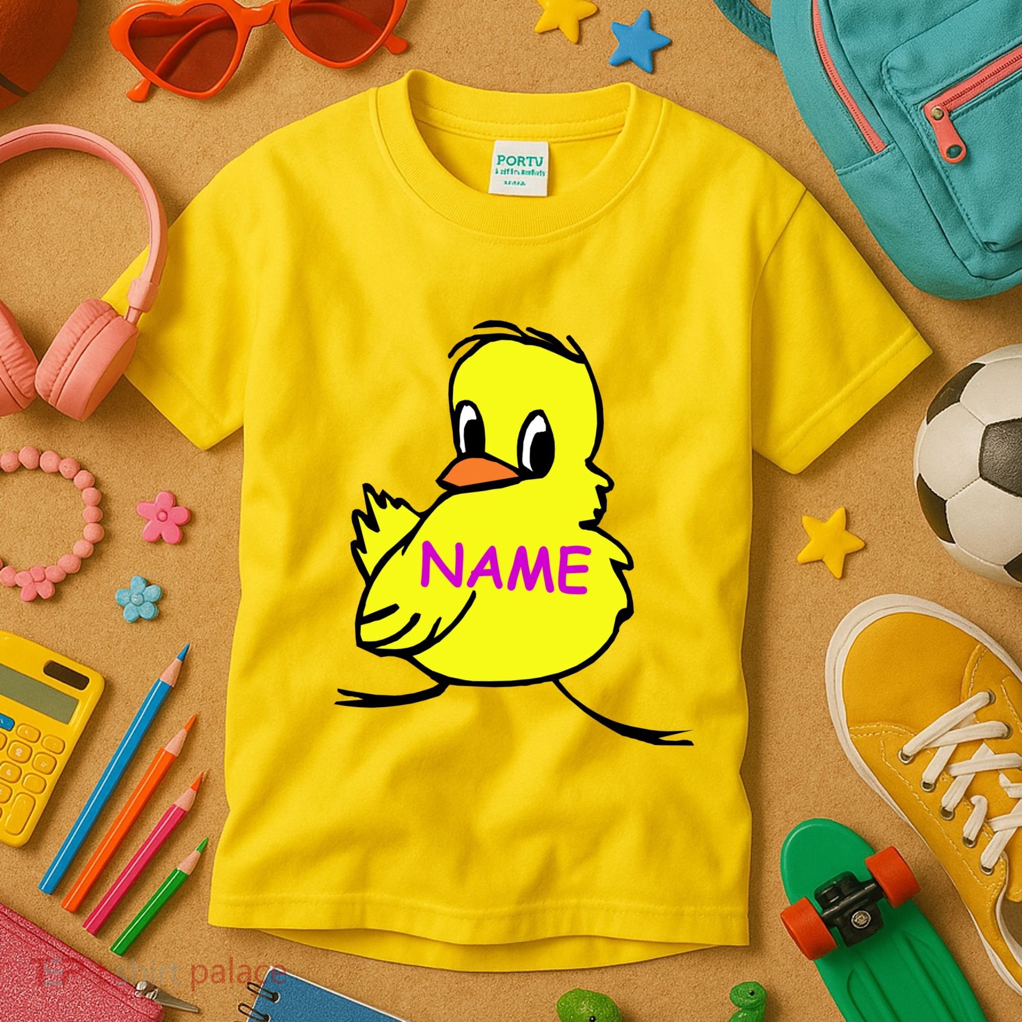 Custom Chick Funny Cute Personalize Kids T-Shirt