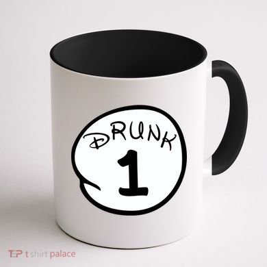 Custom Drunk 1 2 3 4 5 Personalize Coffee Mug back