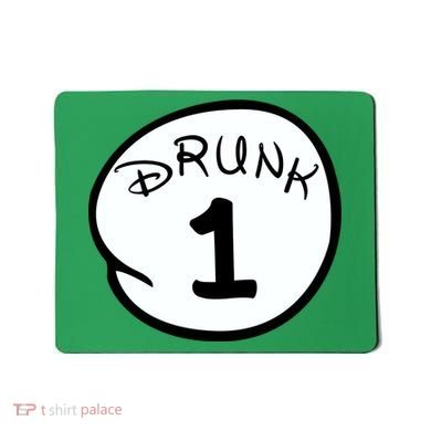 Custom Drunk 1 2 3 4 5 Personalize Mousepad