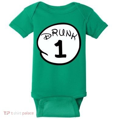 Custom Drunk 1 2 3 4 5 Personalize Baby Bodysuit