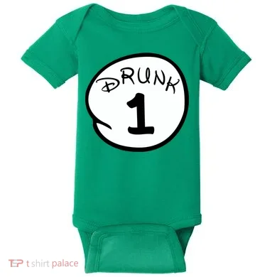 Custom Drunk 1 2 3 4 5 Personalize Baby Bodysuit
