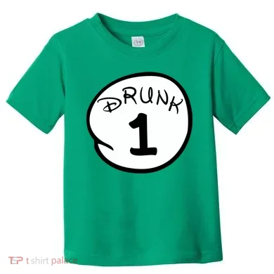 Custom Drunk 1 2 3 4 5 Personalize Toddler T-Shirt