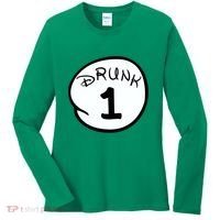 Custom Drunk 1 2 3 4 5 Personalize Women's Long Sleeve Shirt thumb 0
