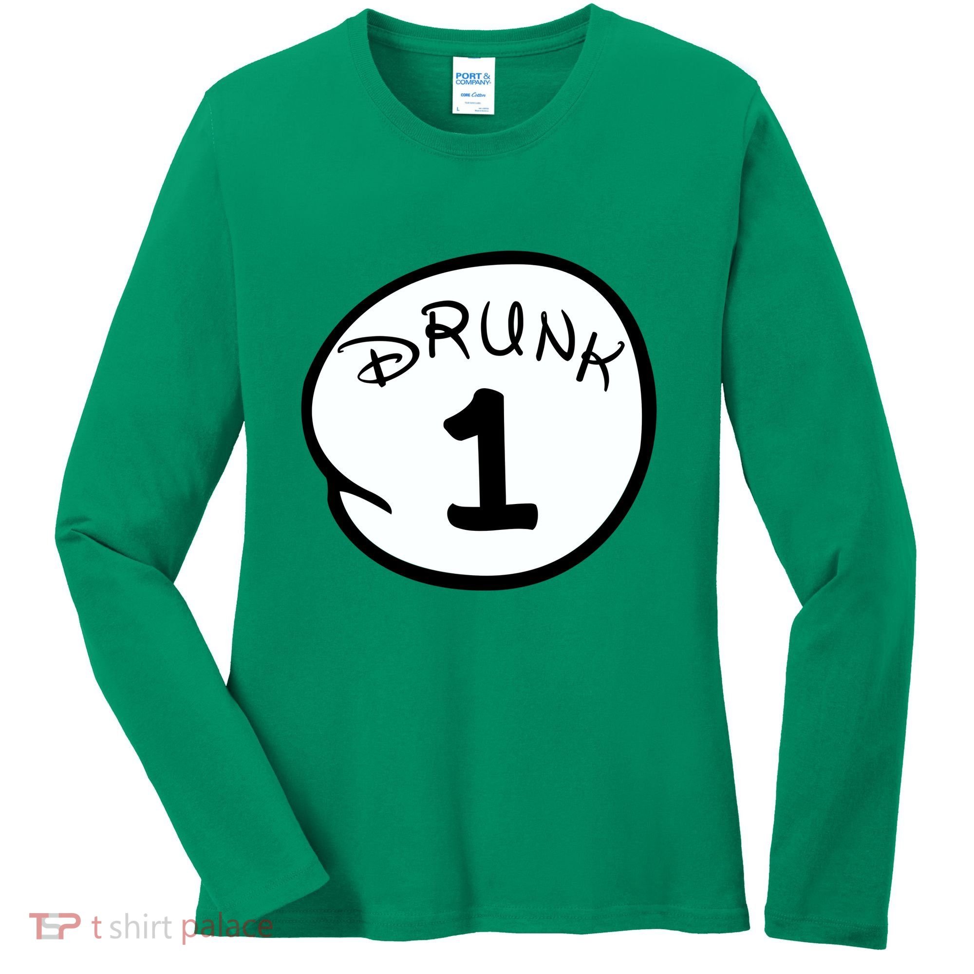 Custom Drunk 1 2 3 4 5 Personalize Women's Long Sleeve Shirt