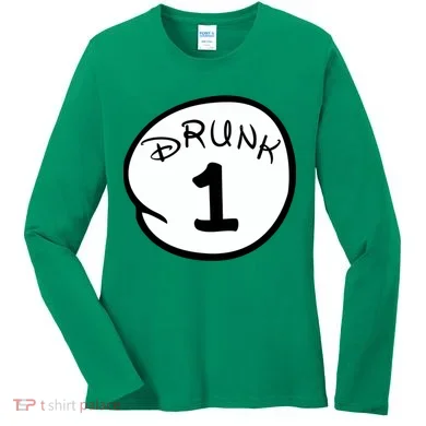 Custom Drunk 1 2 3 4 5 Personalize Women's Long Sleeve Shirt