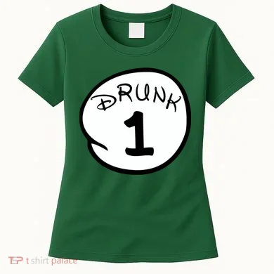 Custom Drunk 1 2 3 4 5 Personalize Women's T-Shirt