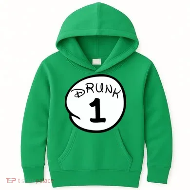 Custom Drunk 1 2 3 4 5 Personalize Kids Hoodie