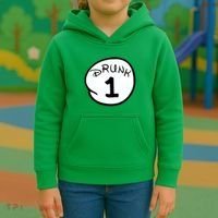 Custom Drunk 1 2 3 4 5 Personalize Kids Hoodie thumb 3