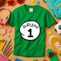 Custom Drunk 1 2 3 4 5 Personalize Kids T-Shirt thumb 3