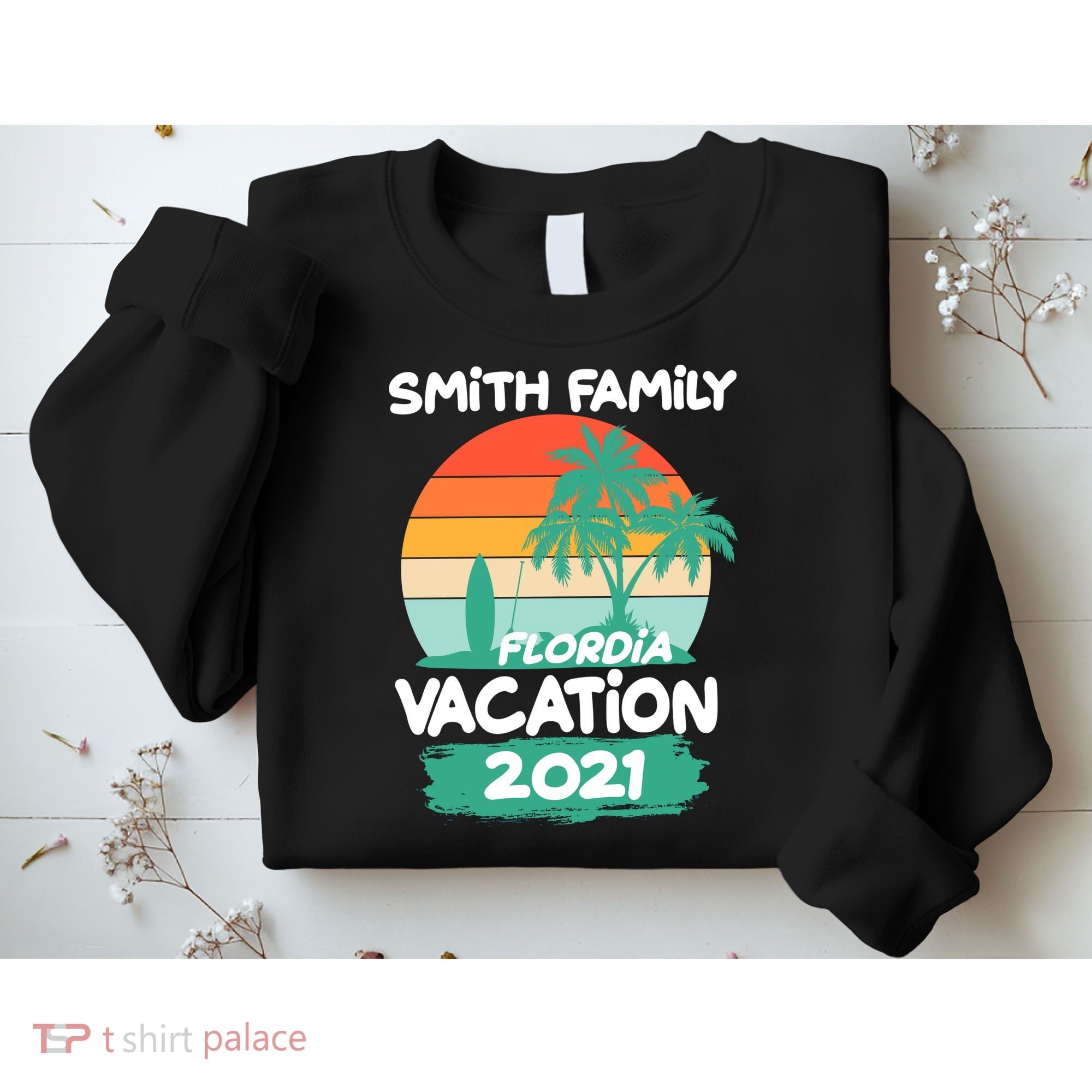 Custom Family Vacation Personalize Design Sweatshirt
