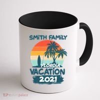Custom Family Vacation Personalize Design Coffee Mug thumb 1