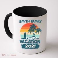 Custom Family Vacation Personalize Design Coffee Mug thumb 0