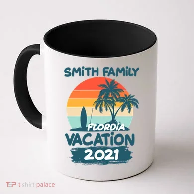 Custom Family Vacation Personalize Design Coffee Mug