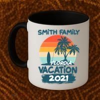 Custom Family Vacation Personalize Design Coffee Mug thumb 2