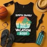 Custom Family Vacation Personalize Design Tank Top thumb 4