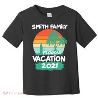Custom Family Vacation Personalize Design Toddler T-Shirt thumb 0