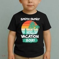 Custom Family Vacation Personalize Design Toddler T-Shirt thumb 2