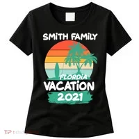 Custom Family Vacation Personalize Design Women's T-Shirt thumb 0