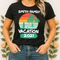 Custom Family Vacation Personalize Design Women's T-Shirt thumb 2