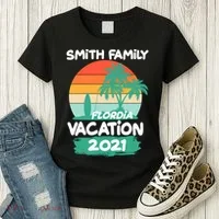 Custom Family Vacation Personalize Design Women's T-Shirt thumb 3