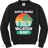 Custom Family Vacation Personalize Design Kids Sweatshirt thumb 0