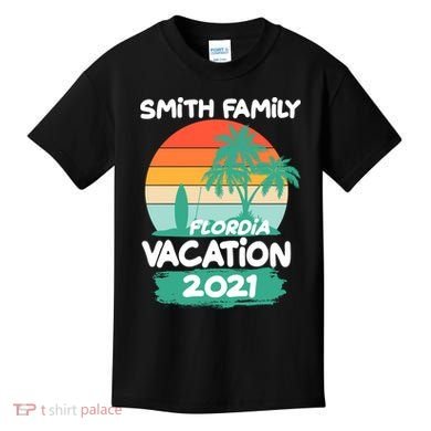 Custom Family Vacation Personalize Design Kids T-Shirt