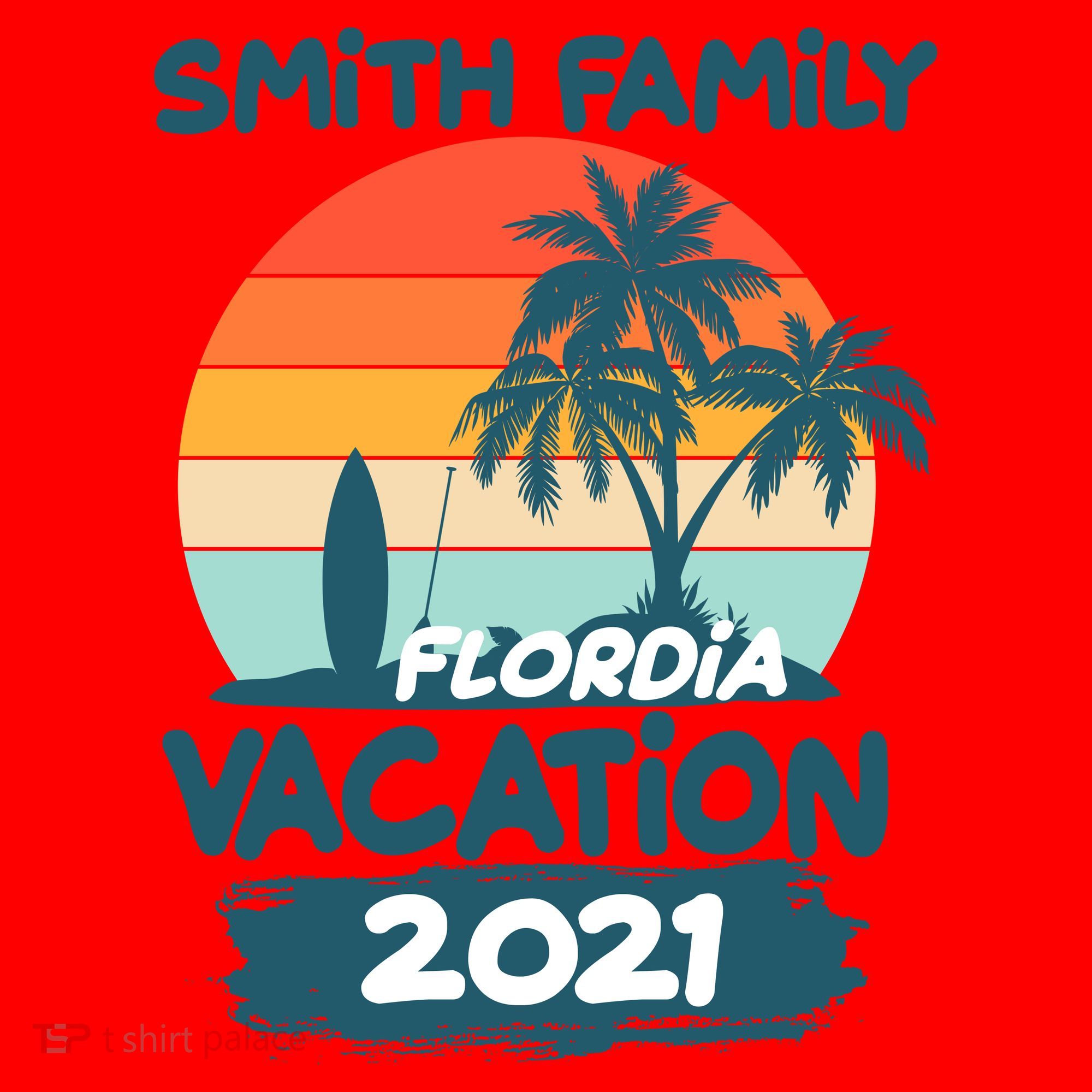 Custom Family Vacation Personalize Design Santa Hat