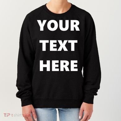 Custom Personalized Text Family Matching Women's Sweatshirt