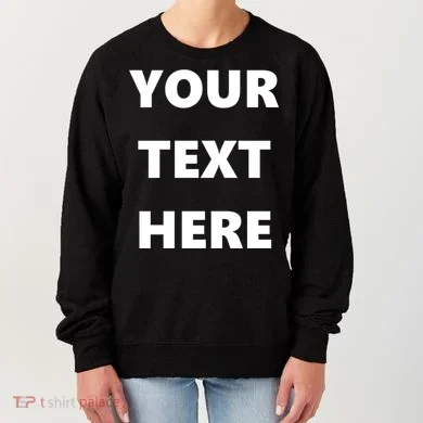 Custom Personalized Text Family Matching Women's Sweatshirt