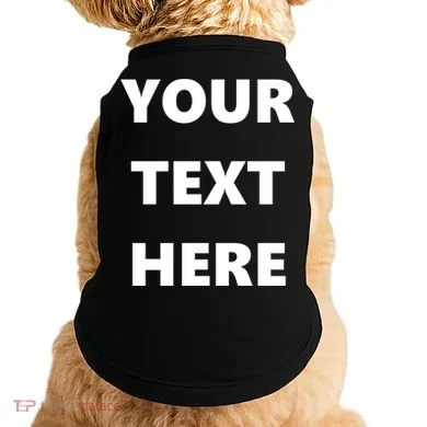 Custom Personalized Text Family Matching Doggie Tank