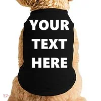 Custom Personalized Text Family Matching Doggie Tank thumb 0