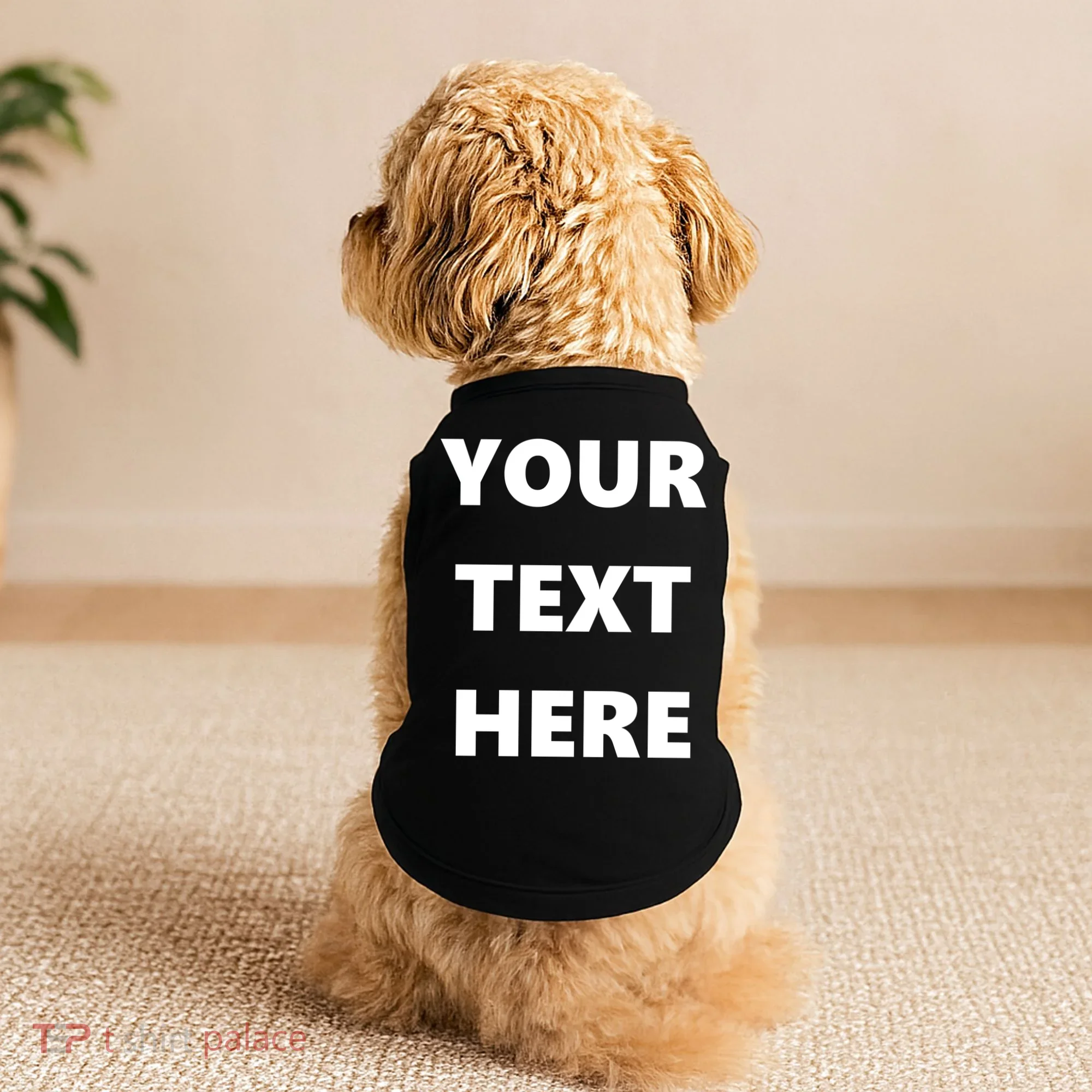 Custom Personalized Text Family Matching Doggie Tank