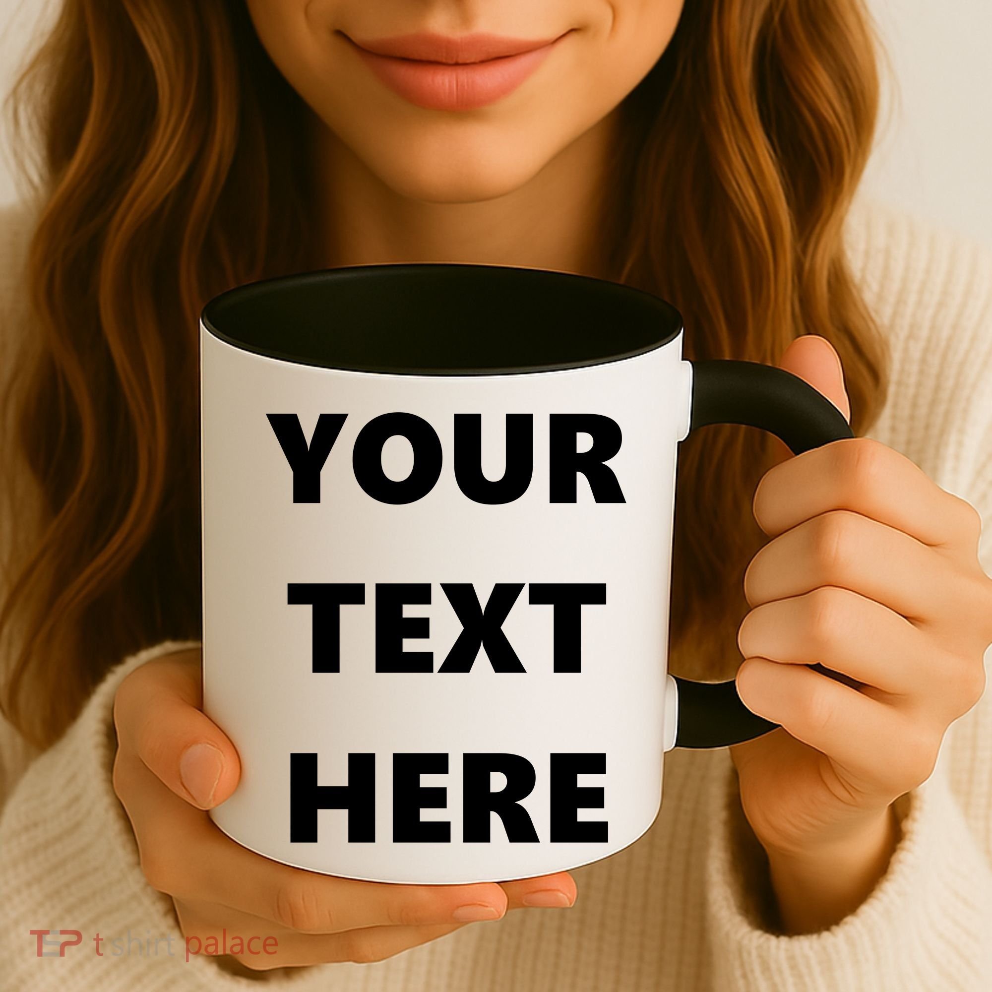Custom Personalized Text Family Matching Coffee Mug