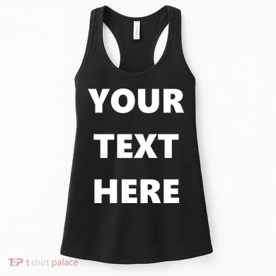 Custom Personalized Text Family Matching Women's Tank Top