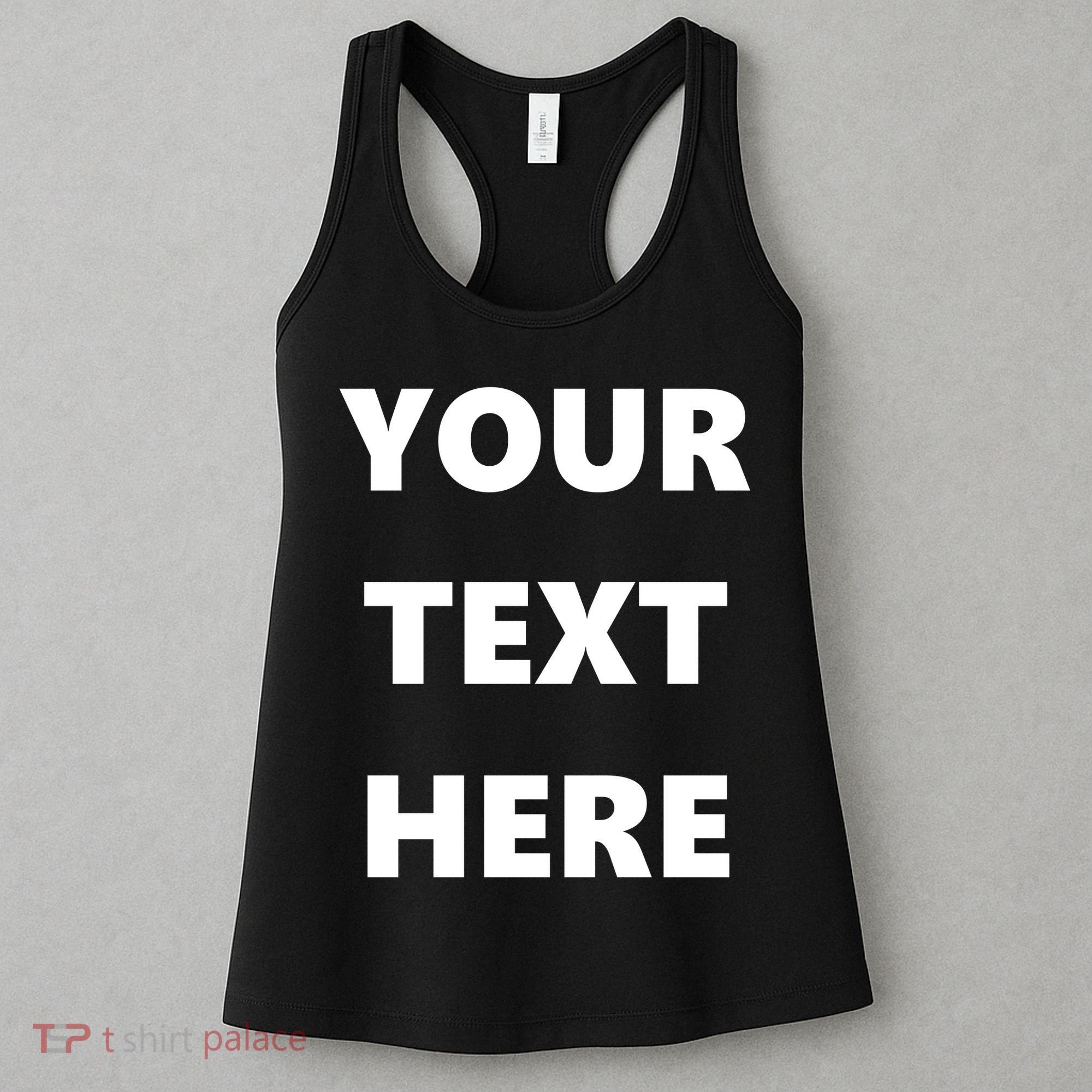 Custom Personalized Text Family Matching Women's Tank Top