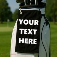 Custom Personalized Text Family Matching Golf Towel thumb 2