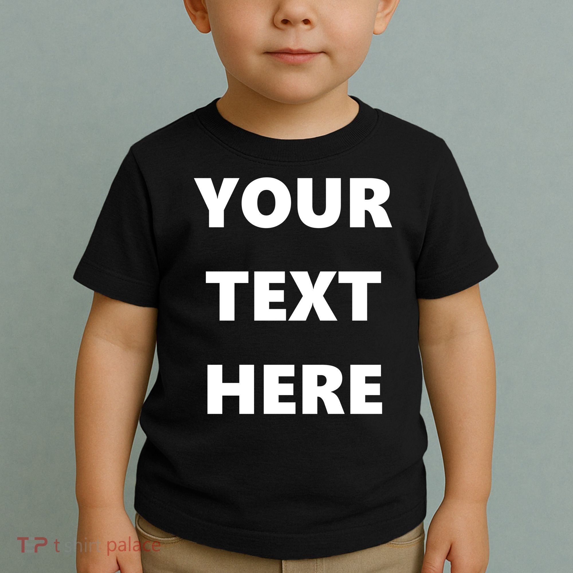 Custom Personalized Text Family Matching Toddler T-Shirt