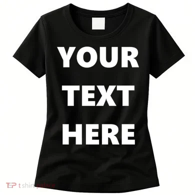Custom Personalized Text Family Matching Women's T-Shirt