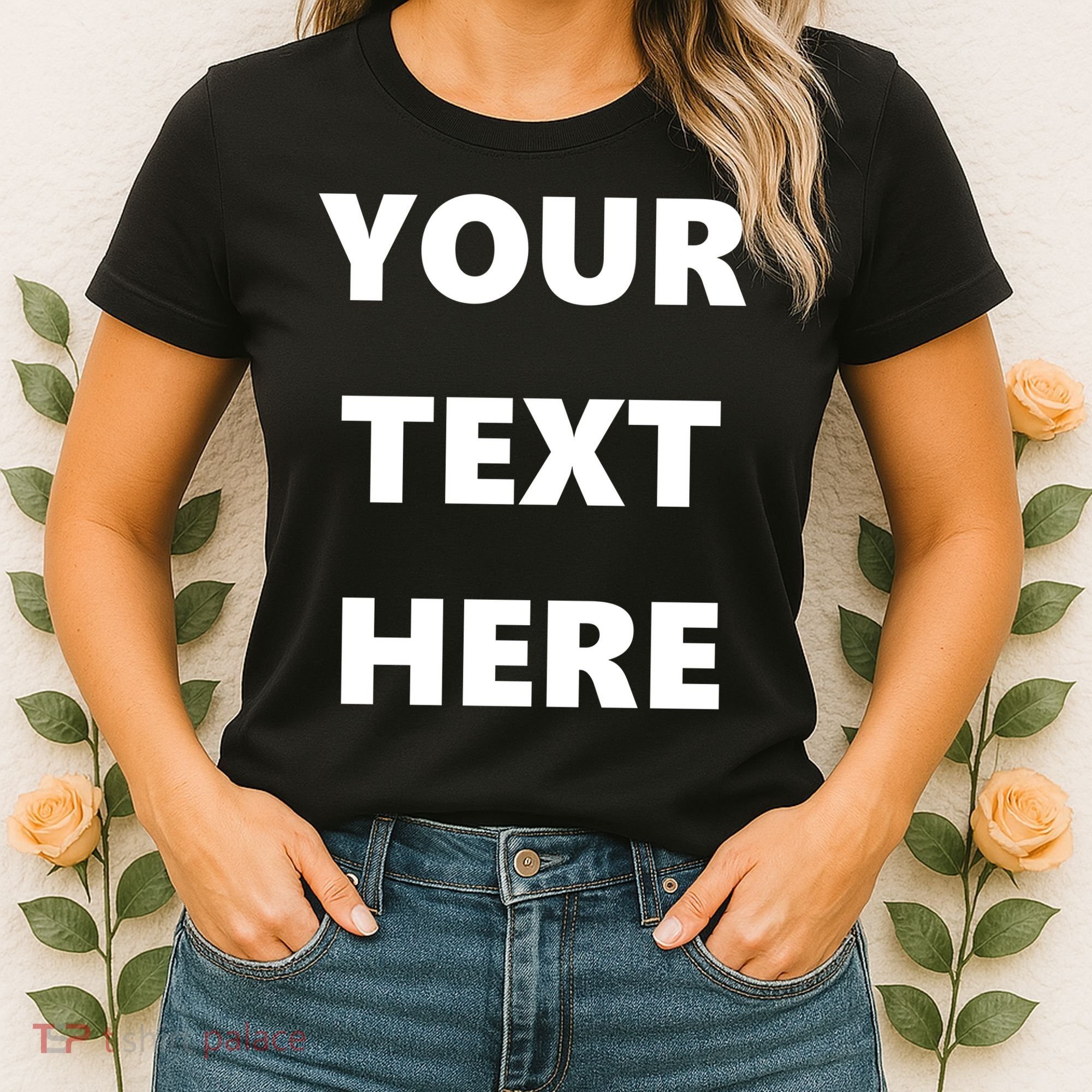 Custom Personalized Text Family Matching Women's T-Shirt