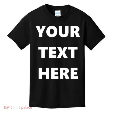 Custom Personalized Text Family Matching Kids T-Shirt