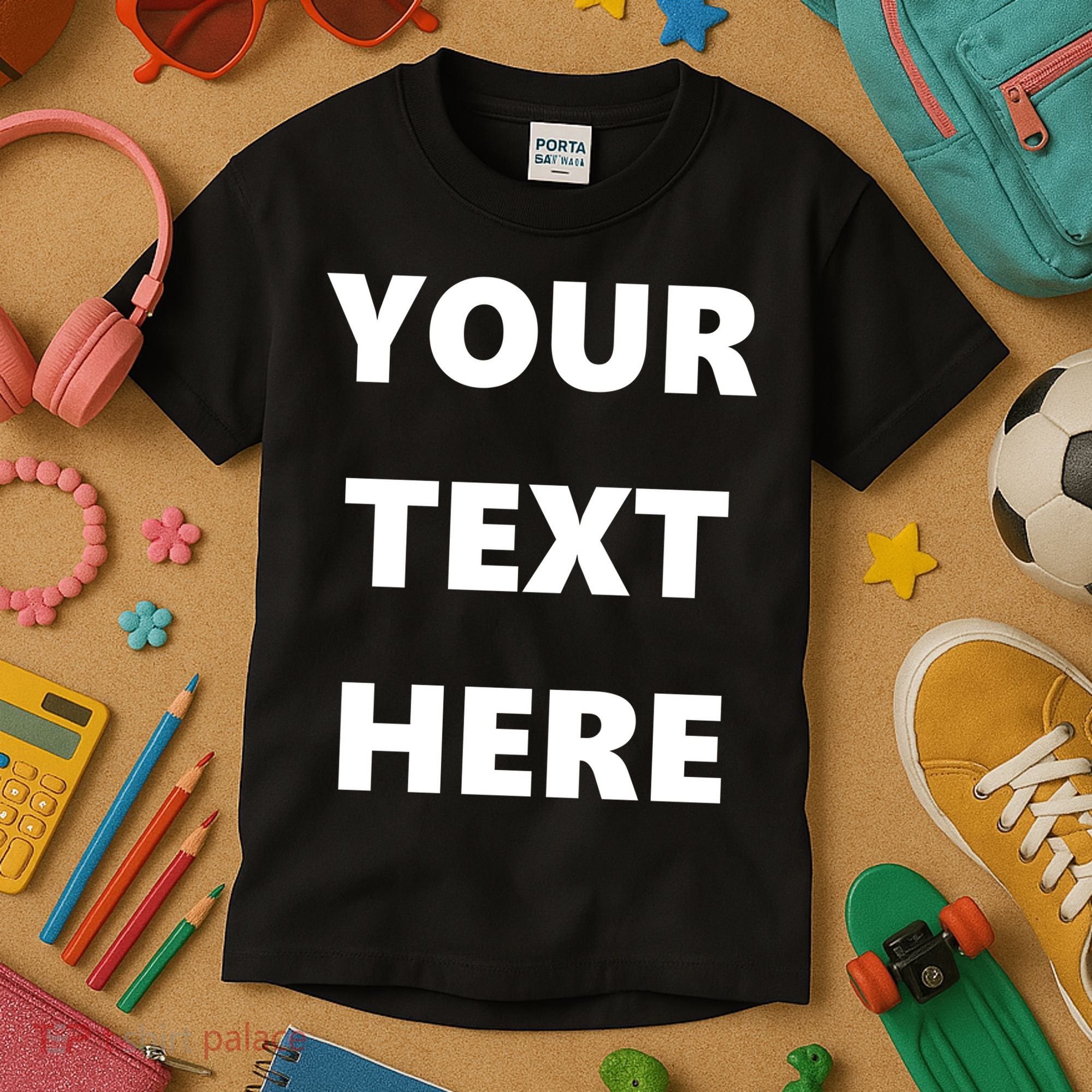 Custom Personalized Text Family Matching Kids T-Shirt