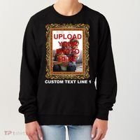 Custom Picture Frame Personalized Text And Photo Women's Sweatshirt thumb 0