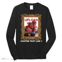 Custom Picture Frame Personalized Text And Photo Long Sleeve Shirt thumb 0